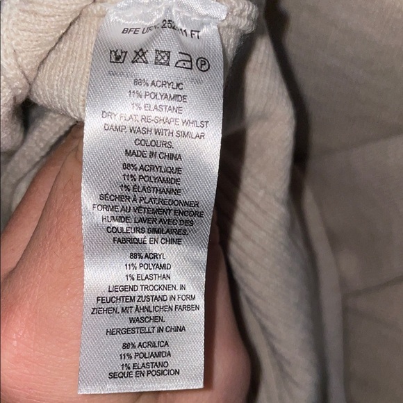 French Connection Cream Cowl Neck Sweater - Picture 5 of 7